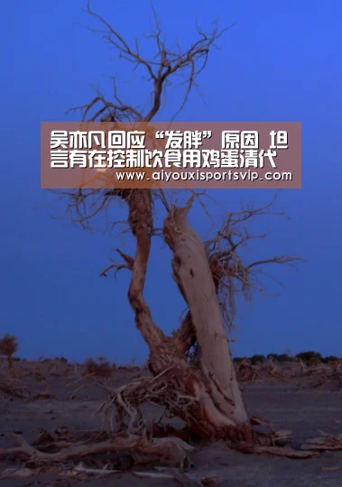吴亦凡回应“发胖”原因 坦言有在控制饮食用鸡蛋清代餐-爱游戏APP(图3) 爱游戏平台