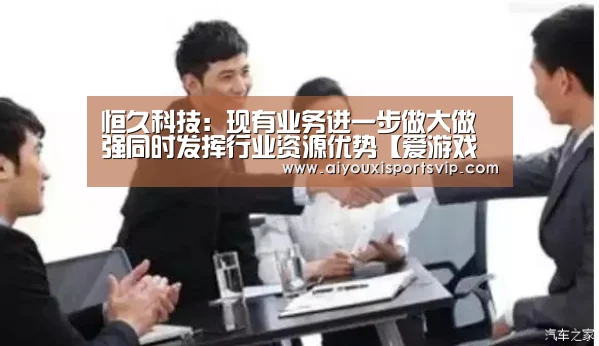 恒久科技:现有业务进一步做大做强同时发挥行业资源优势【爱游戏百家乐】(图2) 爱游戏电竞